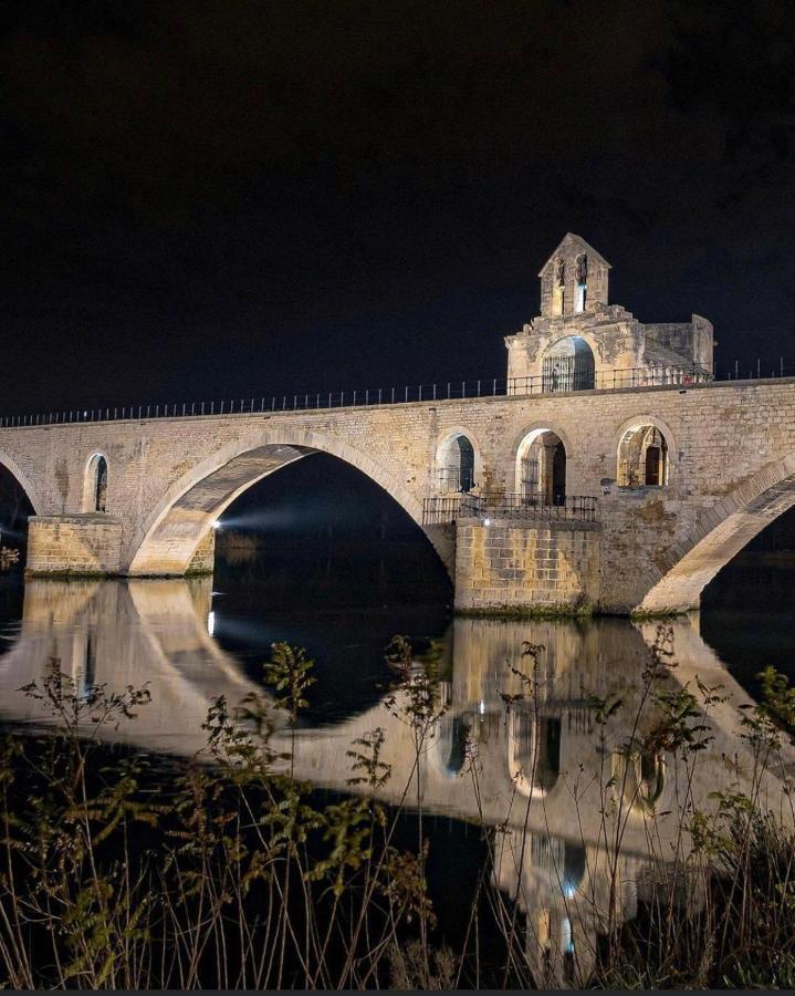 Chambre D'Hotes Les Cypres De L'Ile Avignon Bagian luar foto