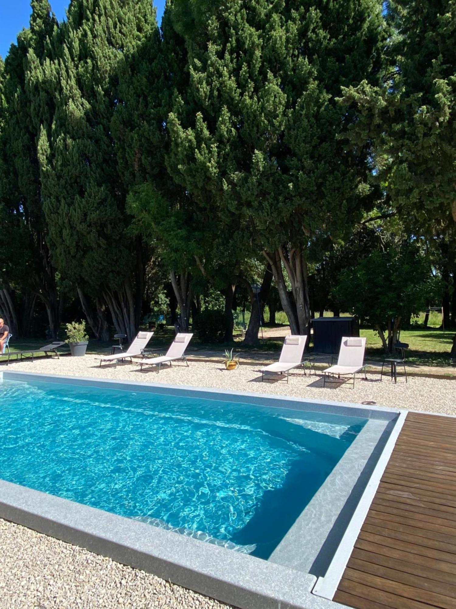 Chambre D'Hotes Les Cypres De L'Ile Avignon Bagian luar foto